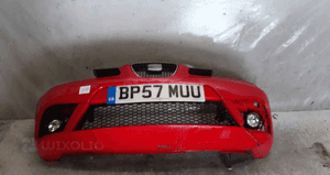 $ ZDERZAK PRZÓD PRZEDNI SEAT IBIZA 6L FR LIFT FR SPORT LS3H CZERWONY HALOGENY 1