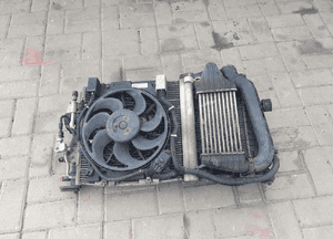 Opel Atra H Zafira B 1.3 1.7 cdti chłodnica wody wentylator intercooler 13128926 13128925 1
