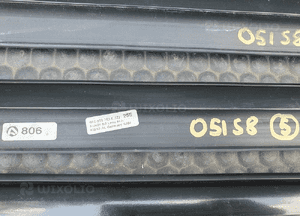 Listwa Listwy Zgarniajace Ramki Szyb Chrom Oklejone Czarne AUDI A4 B8 Sedan 9