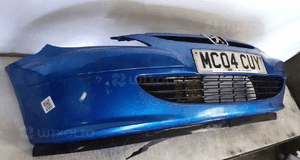 Zderzak przód przedni peugeot 307 kmf kmfd niebieski błękitny 4