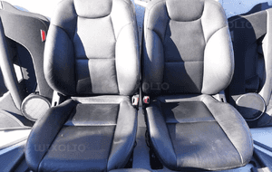 Fotele siedzenia skóra grzane el pamięć mercedes c W204 C350 9