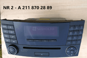 MERCEDES E 211  RADIO  CD  oryginał 7