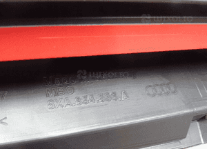 Mocowanie listwy progowej audi wspornik 8XA854536A llu 7