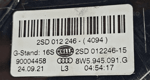Audi A4 B9 Sedan LAMPA Lewa Tył MATRIX DYNAMIC 8W5945091G 7