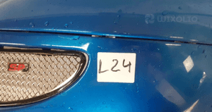 Zderzak przód przedni peugeot 307 kmf niebieski 2