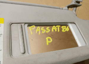 Osłona przeciwsłoneczna prawa pasażera podwójna VW Passat B6 3C0857552Q 5