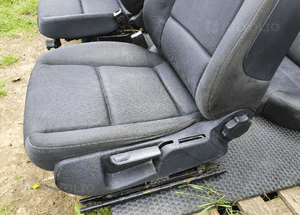 Fotele Fotel Kanapa Skladana Welur Czarny Soul Audi A4 B6 Sedan Kombi 8