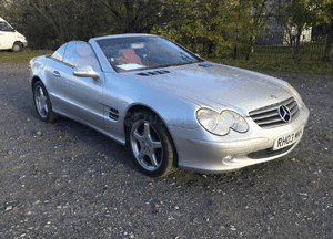 Maska Zderzak Reflektory Błotniki Wzmocnienie Belka Pas Przedni Lampy Mercedes SL500 SL350 R230 5