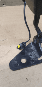 Zapinka pasa tył tylna Citroen C5 III 96561758XT 3