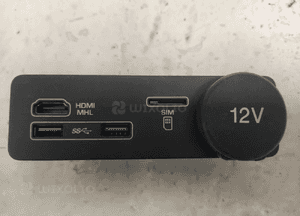 Jaguar xj X351 gniazdo port usb sim hdmi oryginał 2