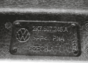 Absorer pianka zderzaka przód przednia vw caddy iv 4 2020- 8
