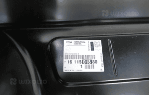 Peugeot 308 ii T9 kombi 2013- poszycie próg słupek prawy tył 1611501880 5