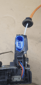 Zamek drzwi prawy przód przedni prawy Audi A3 8P 4E1837016 4