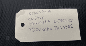 RENAULT ZOE deska rozdzielcza konsola poduszka pasy 2012-2024 6