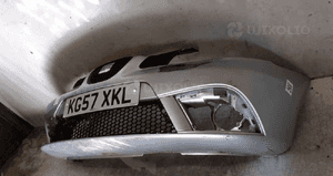 Zderzak przód przedni seat ibiza 6L lift halogeny srebrny LS7N do malowania !!! 3