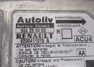 MODUŁ SENSOR AIR BAG SCENIC II 8200411015A 2