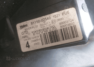 LAMPA PRZÓD LEWA TOYOTA AURIS I 1 LIFT 09- SOCZEWKA 81150-02540 6
