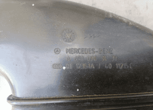 Przewód rura dolot powietrza Mercedes E Klasa W212 2.2cdi 6510903437 3