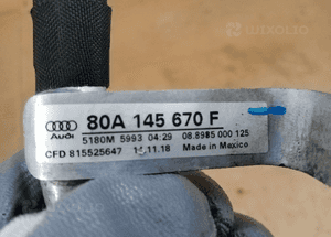 Przewód wąż rurka wody płynu Audi Q5 2.0 TDI 80A145670F 80A145930 3