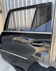 MERCEDES GL X 164 drzwi czarne 197 tył prawe listwa chrom zamek 6