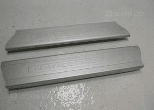 Range rover sport L494 vogue L405 listwa progowa nakładka srebrna logowana lewa prawa przód komplet oryginał 4
