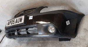 $ ZDERZAK PRZÓD PRZEDNI DO KIA CARENS II 2 HALOGENY GRILL CZARNY Z1 4