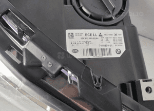 BMW 5 F10 LCI Lampa przednia Xenon skrętna R 12644 5