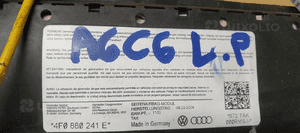 Poduszka fotela lewa kierowcy Audi A6 C6 4F0880241E 5