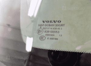 Volvo XC60 i lift 2013 szyba karoseryjna lewa tył 4