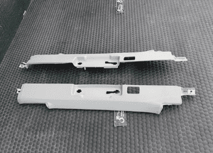 Osłony Osłona Poszycie Słupka Słupków Podsufitki Platin Hell Tapicerka AUDI A4 B6 Sedan Kombi 33