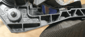 Klamka lewy tył tylna lewa mocowanie VW Passat B6 LA5E 3C0837885J 6