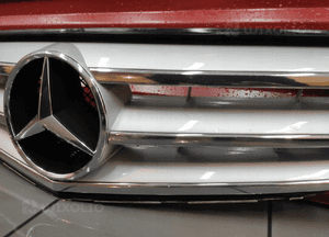 Mercedes c-klasa W204 lift grill atrapa kratka amg chrom oryginał igła 3