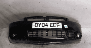 Zderzak przód przedni audi A4 B6 cabrio LZ9W czarny halogeny 1