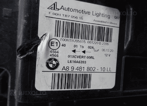 lampa BMW X7 F07 laser Led REFLEKTOR PRAWY 9481802 A89481802-10LL SPRAWNY Slak 8