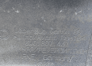 Zderzak przedni przód A4 B9 8W0 8W0807437 2015-2019 20