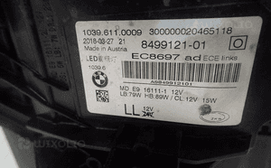 Lampa lewa lewy full led bmw 5 v G30 G31 adaptive 3