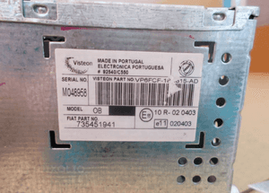 RADIOODTWARZACZ CD FIAT BRAVO II 2 735451941 ORYGINAŁ 11