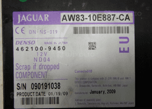 Jaguar xf X250 czytnik nawigacji dvd nawigacja 8