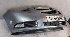 Zderzak przód przedni do opel insignia a 1 i halogeny Z179 szary 4