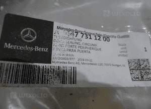 Uszczelka drzwi przesuwnych mercedes vito W447 A4477311200 2