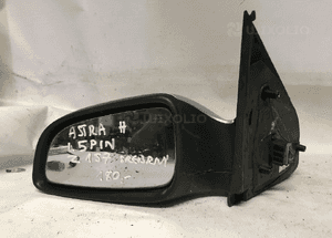 Lusterko lewe 5 pin opel astra h Z157 srebrny 2
