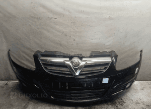 $ ZDERZAK PRZÓD PRZEDNI OPEL CORSA D Z20R CZARNY HALOGENY 1