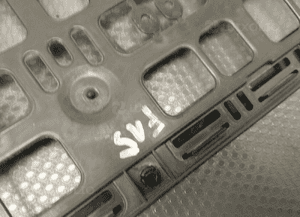 BMW F15 RAMKA TABLICY REJESTRACYJNEJ M-PAKIET 6