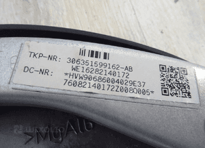 Poduszka powietrzna kierowcy crafter i 2.5TDI 306351599162-AB 6