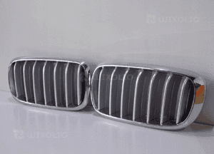 BMW X5 F15 Nerki/Grill Zderzaka Silver/Chrom - 3824 8