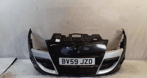 Zderzak przód przedni renault megane 3 iii halogeny czarny NV676 1