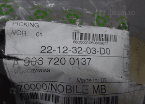 Mercedes S Klasa A222 Końcówka Wydechu A2228850602 lewy 9