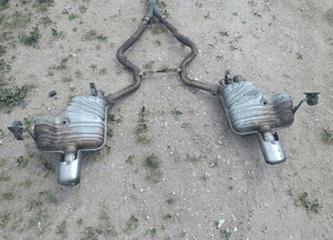 mercedes w164 w251 3,2 CDI tlumiki wydech KOMPLETN 3