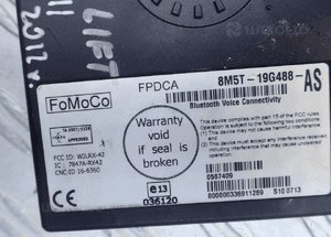 Ford mondeo MK4 moduł bluetooth 8M5T-19G488-AS 2