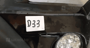 Zderzak przód przedni honda cr-v ii spryskiwace lamp xenon halogeny B92P czarny 2